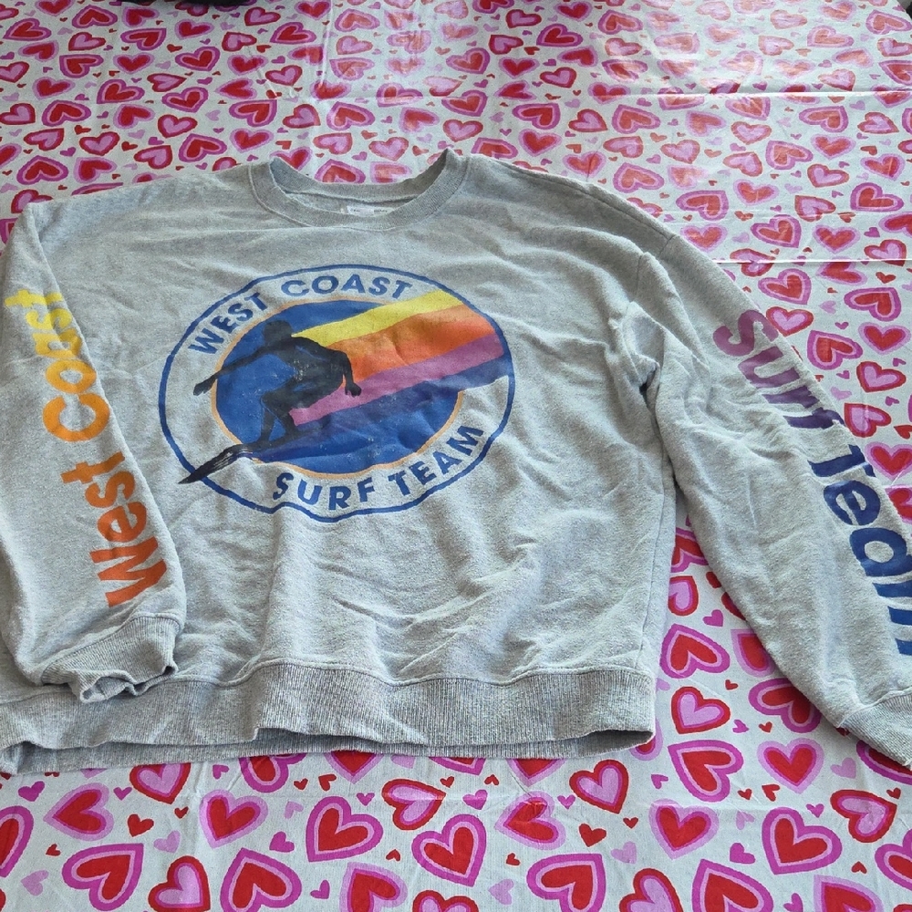 Grayson Threads Gray West Coast Surf Team Hoodie